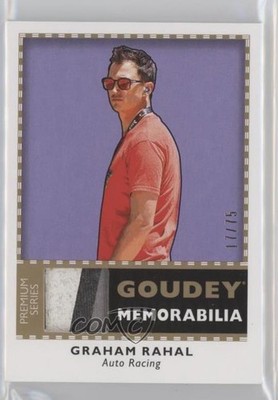 2018 Goodwin Champions Goudey Memorabilia Premium 17/75 Graham Rahal #GM-GR 0mn1
