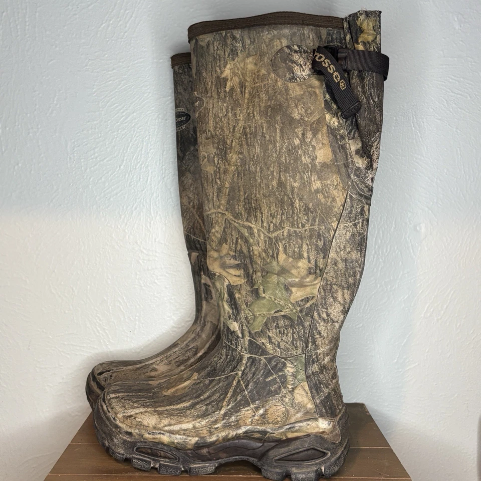 LaCrosse Men’s Sz 7 Women’s 9 Camo Hunting 18” Boots Alpha Waterproof Neoprene - Image 2 of 4