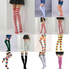 TheSheer Striped Over Knee Thigh Plus Size High Socks Womens Stockings Girls