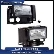 Headlight Assembly Left Right Tyc Fits Ford Bronco Ii 1989-1990