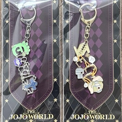 JoJos Bizarre Adventure Keychain World Motif Cioccolata Secco Jump Anime Japan