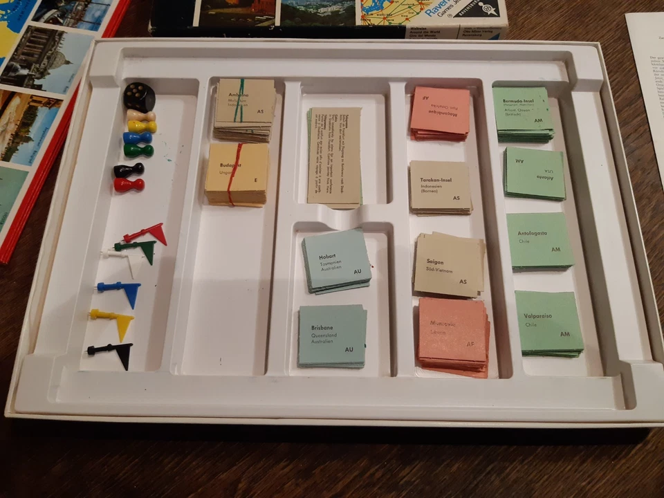 Weltreise - Ravensburger 1970 - Brettspiel - Gesellschaftsspiel - Geprüft - Bild 2 von 4