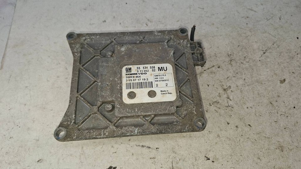 Unit Module Opel Zafira A 2001 55571558 Engine control unit module ECU VAQ29171 ...