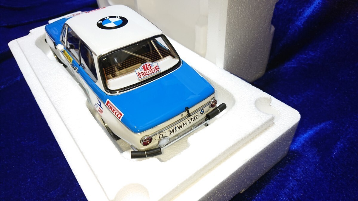 オートアート1/18 BMW 2002 TAP RALLY 1972 ミニカー オートアート1/18 BMW 2002 TAP RALLY 1972 ミニカー