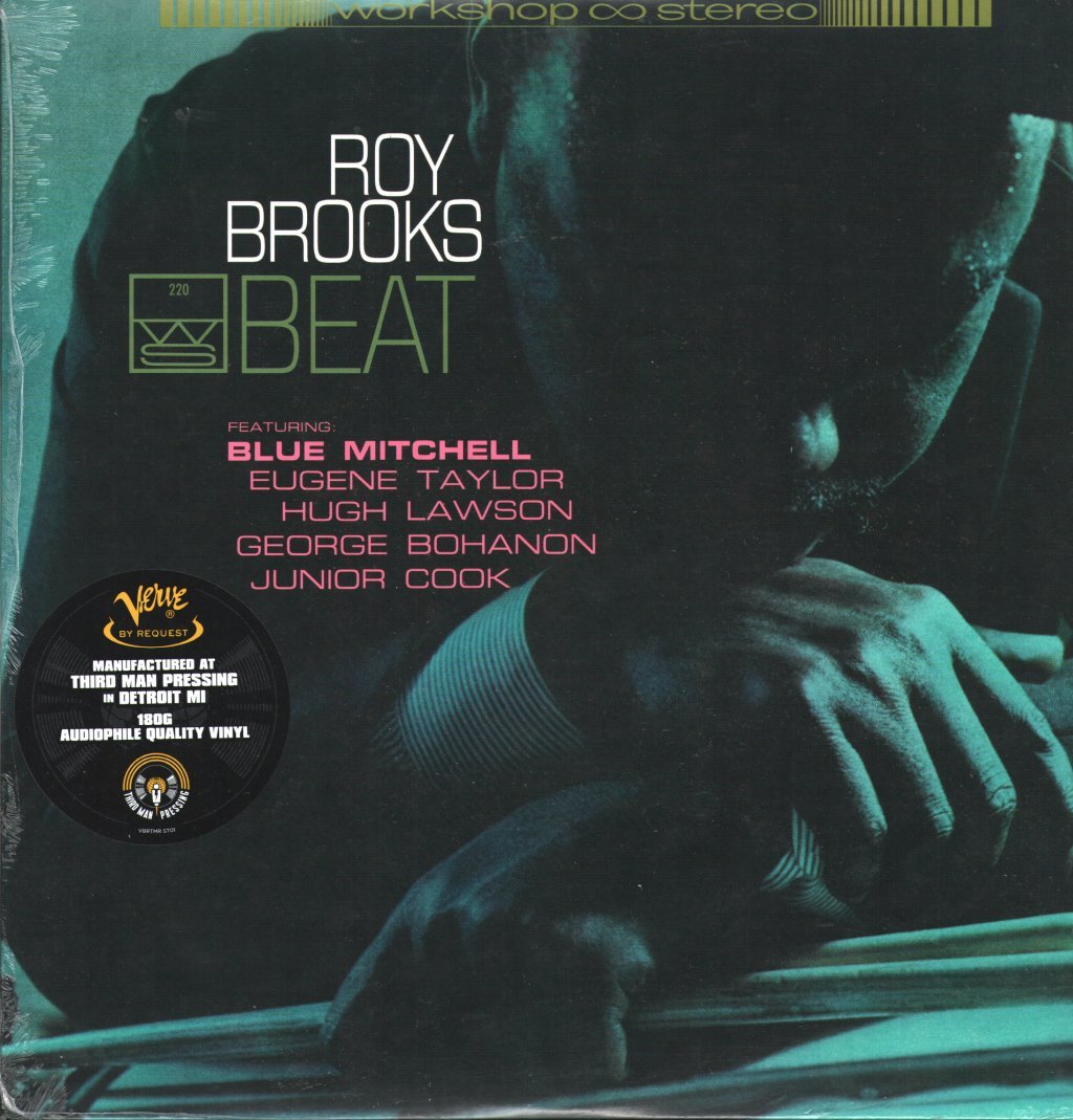 Roy Brooks Beat LP vinyl Europe Verve 2022 180g audiophile vinyl, 'Verve by