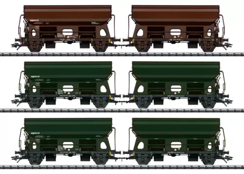 Trix HO 24169 Schwenkdachwagen-Set der Railco A.S. 3-teilig #NEU in OVP#