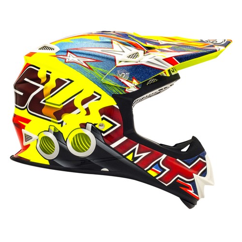 Casco Cross Suomy Mr Jump Shots Yellow KSMJ0031 | eBay