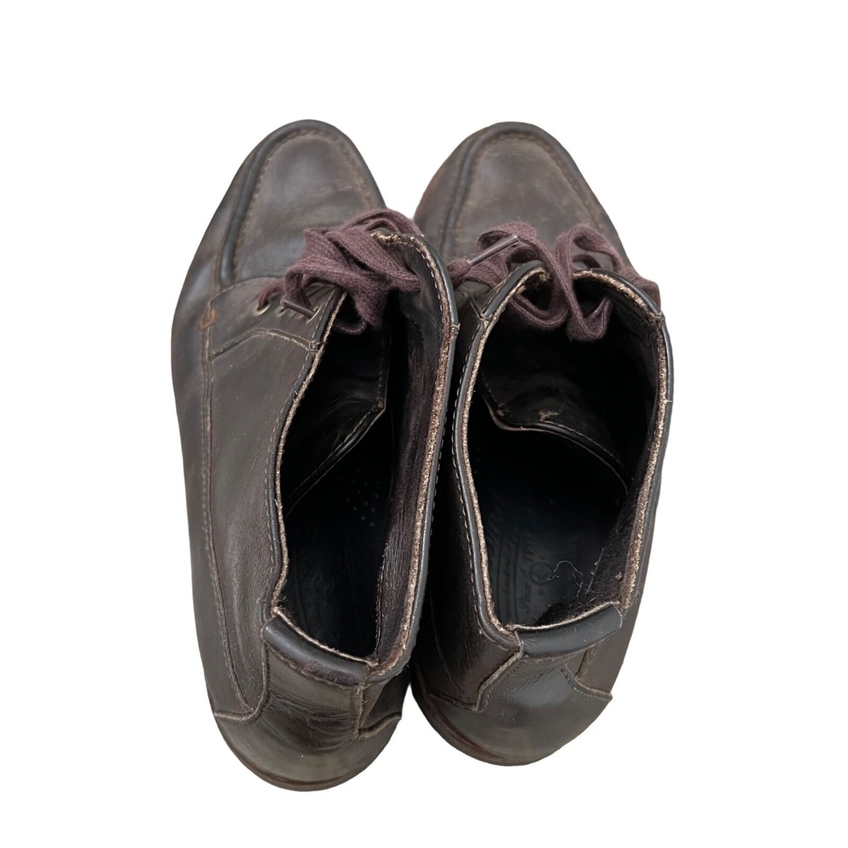 Eastland Mens Dark Brown Leather Vibram Gumlite Sole Work Boots Size 9 Amazon.com | Eastland Men main image 3