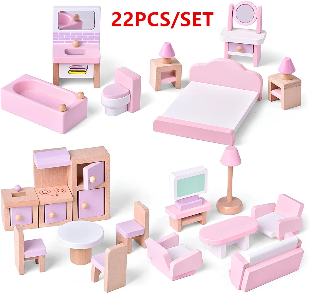 Dolls house best sale furniture sets