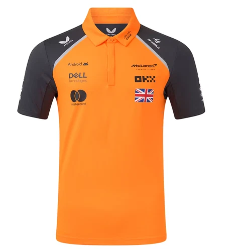 Mclaren 2025 Polo Shirt Men's leisure sports T-Shirt UK - Picture 4 of 9