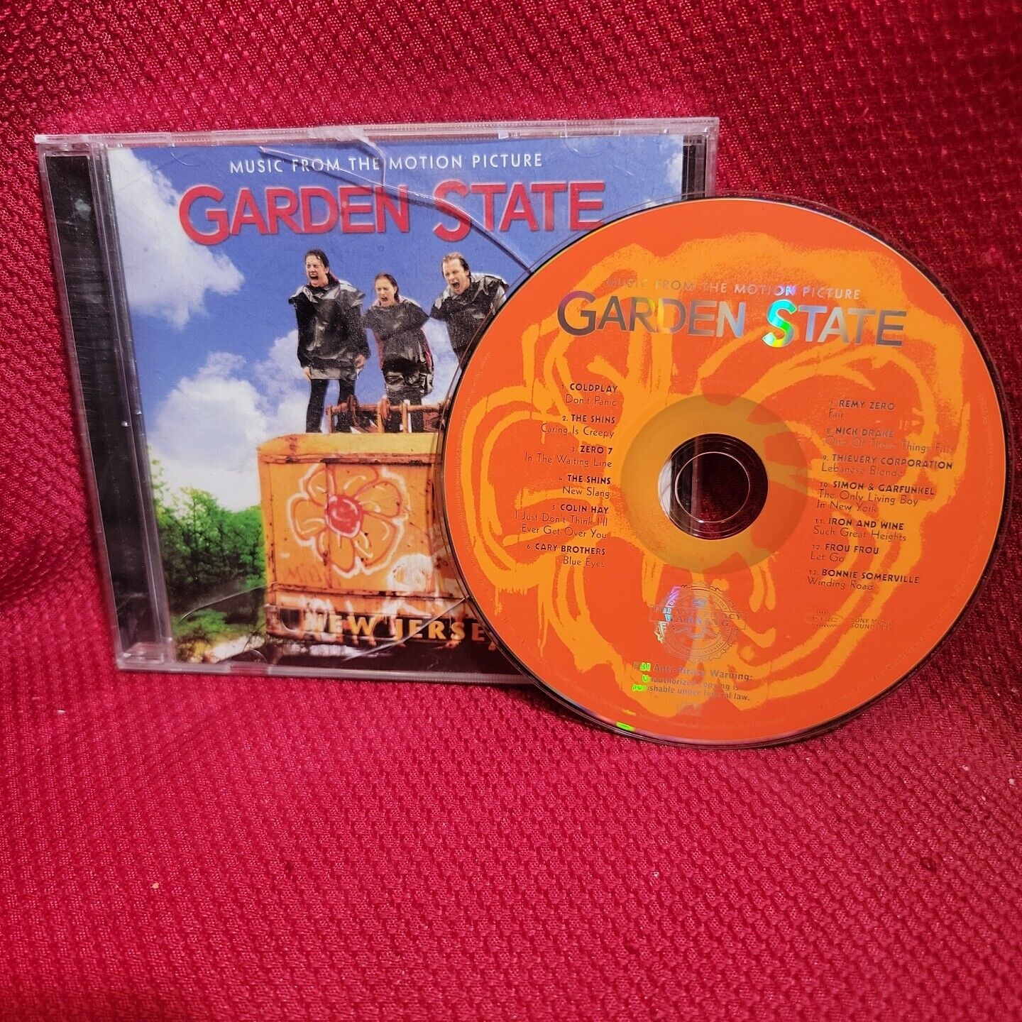 GARDEN STATE Soundtrack 2004 audio music compact disc CD 90s vintage OMPST