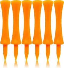 2 3/4" Orange Plastic Step Down Golf Tees 100 Count - / Graduated US