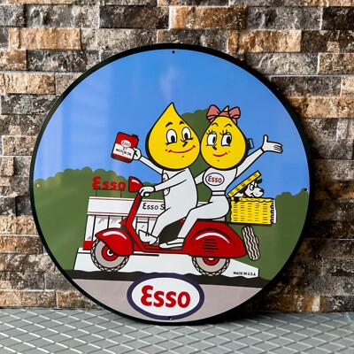 激レア！50’ｓ ENCO エンコ ESSO エッソ オイルドロップ ビンテージ 激レア！50's ENCO エンコ ESSO エッソ オイルドロップ ビンテージ 激