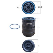 Mahle Fuel Filter Kc634d - Spin-on - Oem Specification Replacement Part