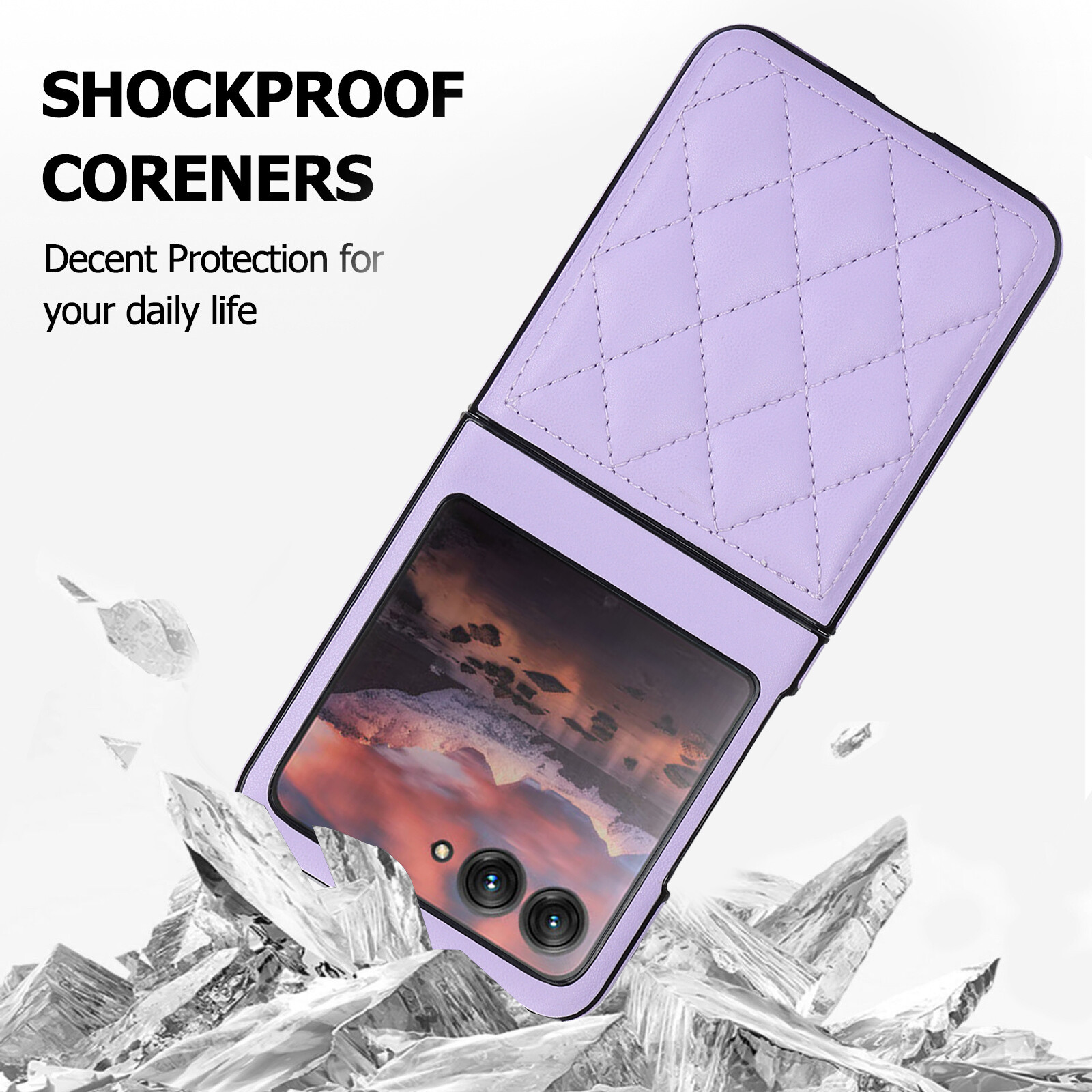 Shockproof Flip PU Hard Case for Motorola Moto Razr 40 50 60 Ultra