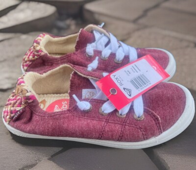 Roxy  New Girls Bayside Sneaker Shoes Size 1