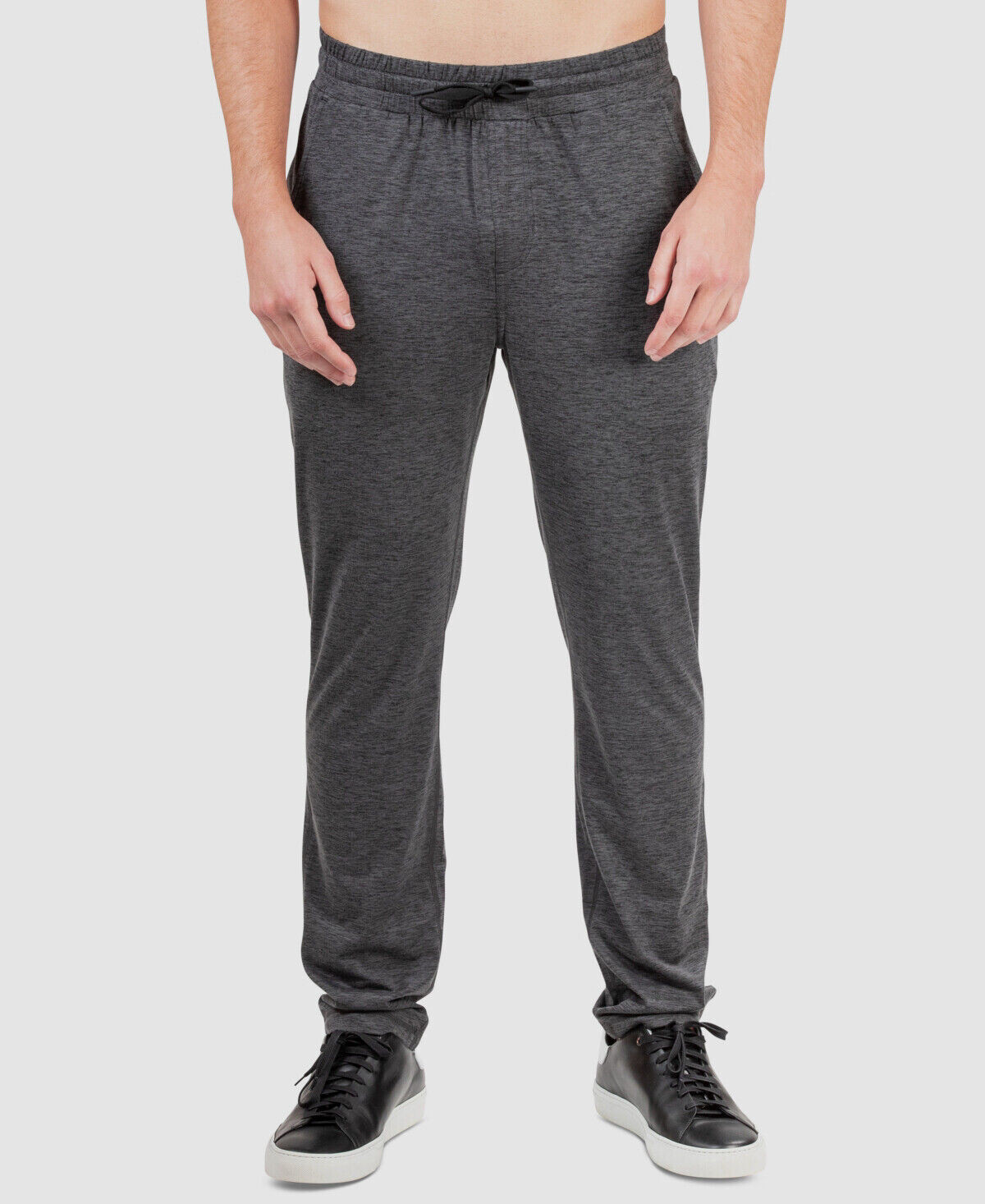 78 Natori Mens Enso Drawstring Sweatpants Gray Heather Sz XL 6390₽