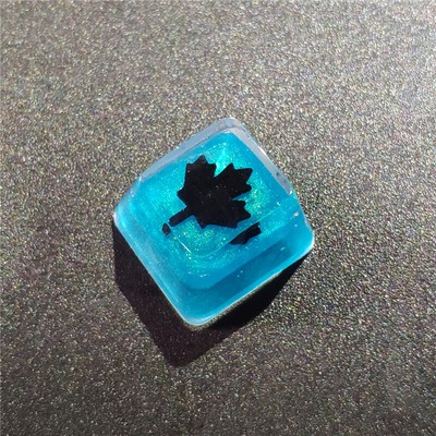 Rainbow 6 Handmade Keycap Black Ice 