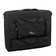 Sacca porta lettino portatile borsone nero tracollo massaggio trasporto rinforzo