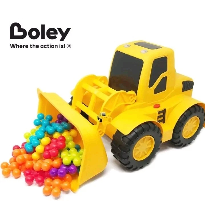 Boley Builders Large Bulldozer Front Loader Truck with Lights and Sounds - Kids - Image 2 of 4