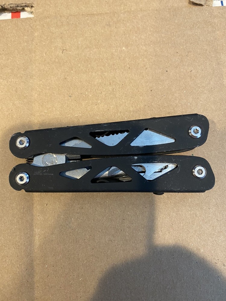 Black Metal Multi-Tool Unbranded Compact Utility Gear