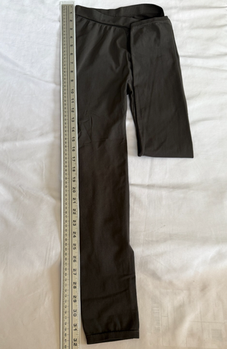 NUX LEGGING YOGA PANTS WOMENS S GRAY WORKOUT ACTIVEWEAR CASUAL MADE IN USA - Picture 8 of 13