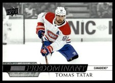 2020-21 Upper Deck Predominant Tomas Tatar Montreal Canadiens #PR-11