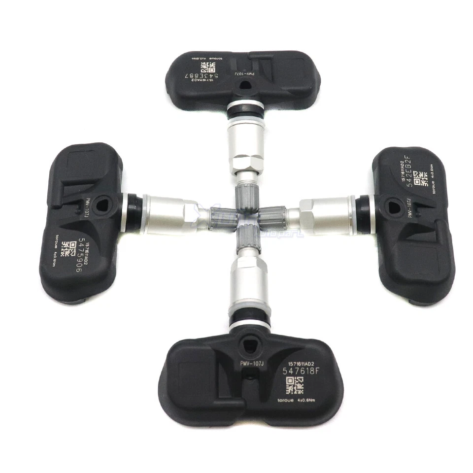 4 PIEZAS 42607-35040 NUEVO SENSOR DE PRESIÓN DE NEUMÁTICOS TPMS para Toyota Scion Lexus PMV-107J Foto 3 de 4