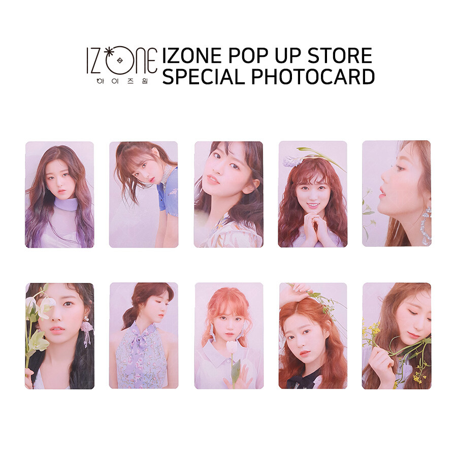 IZ*ONE トレカ IZ*ONE IZONE POP UP STORE Official MD Special Photocard | eBay