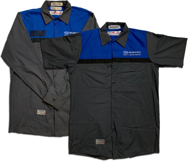 Shirt Technician Auto Mechanic Vintage Work Uniform Fit Used Cintas Red