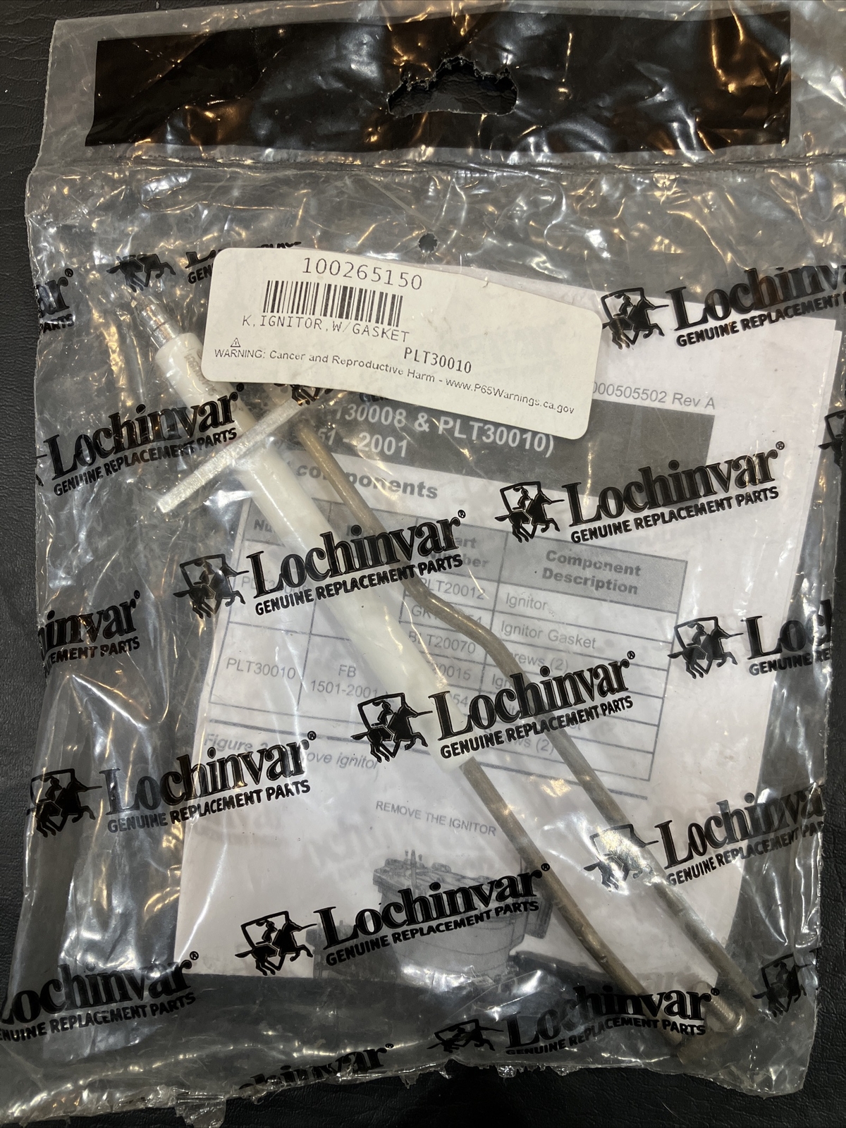 LOCHINVAR 100265150 / 100265150 New