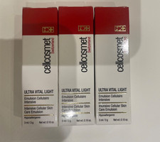 CELLCOSMET  Switzerland Ultra Vital Light Emulsion Anti Aging 3 x 3ml