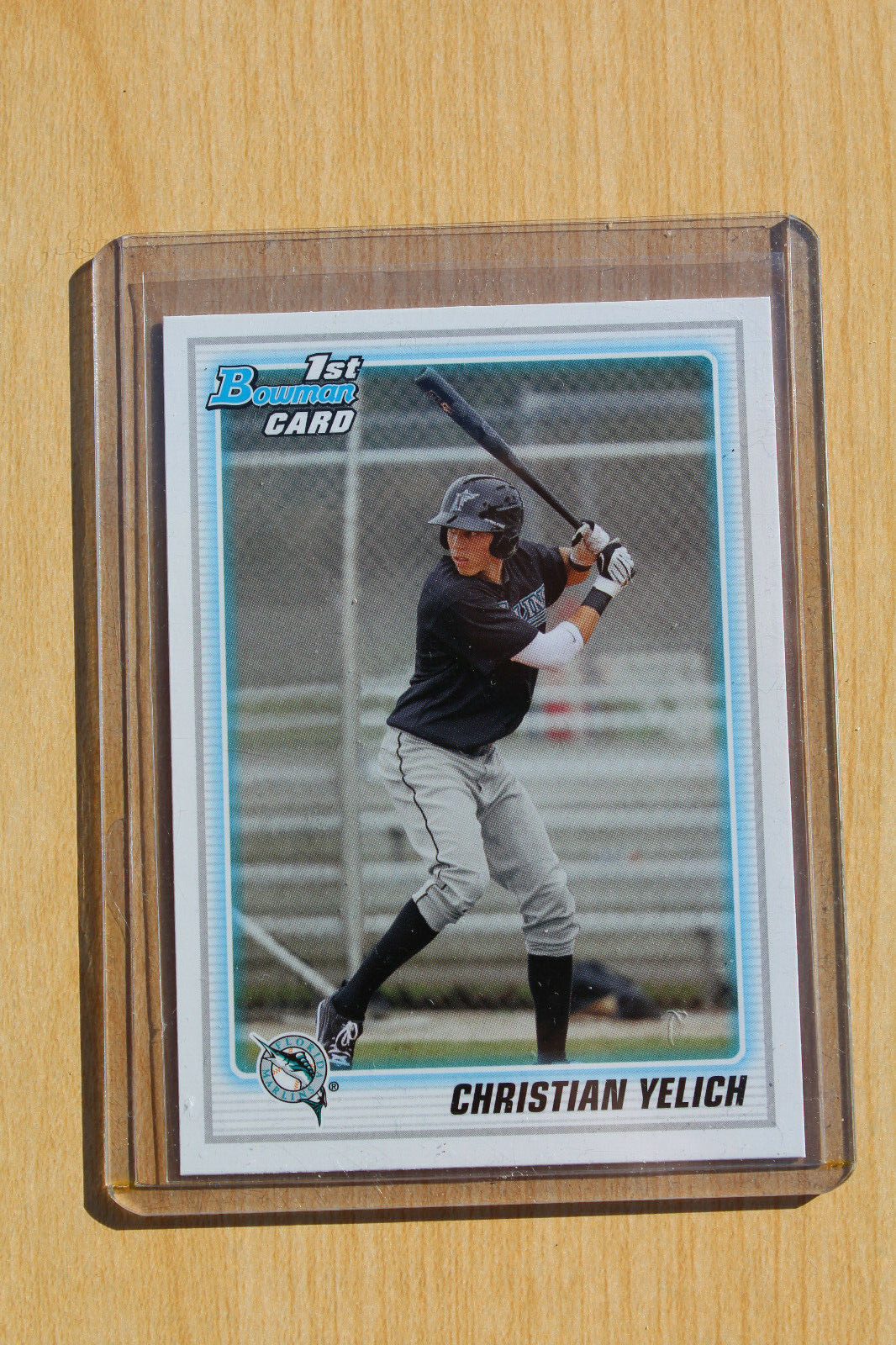 2010 BOWMAN 1ST CARD #BDPP78 CHRISTIAN YELICH ROOKIE CARD-NMT-MARLINS-BREWERS