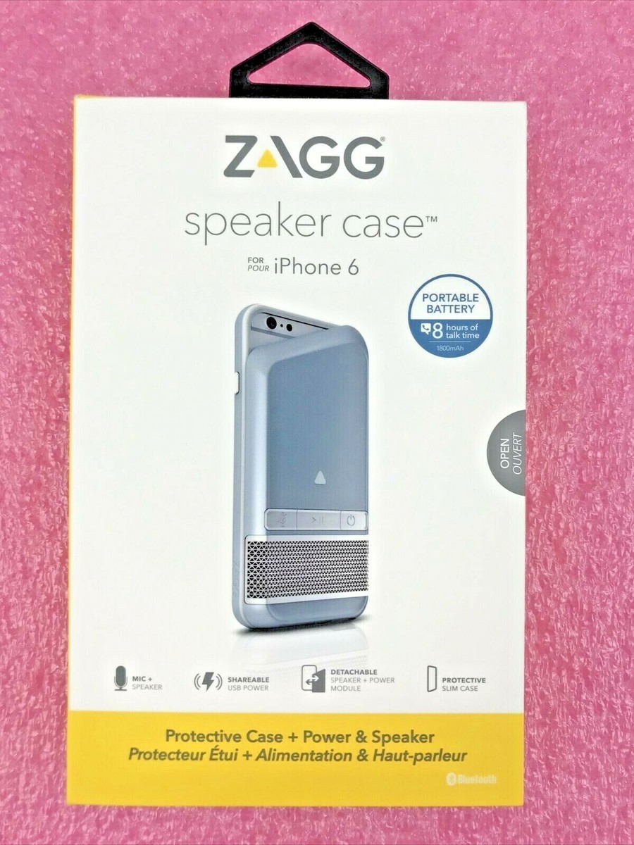 ZAGG Speaker Case For iPhone Blue