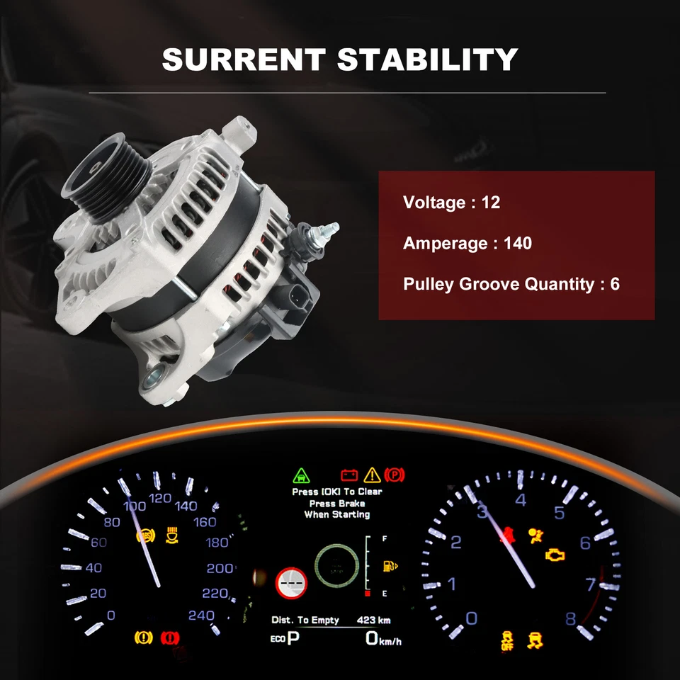 Генератор переменного тока для Chrysler Town And Country Dodge Grand Caravan 2008 09-2010 11294 - Изображение 3 из 4