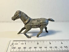 REL 60mm gray soft plastic wagon horse.