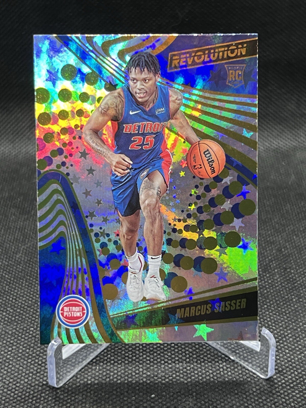 2023-24 Panini Revolution Astro Marcus Sasser Rookie Detroit Pistons #126