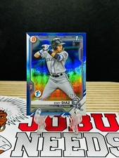 Eddy Diaz 2021 1st Bowman 1st Edition Blue Foil /150 BFE-33 Colorado Rockies RC