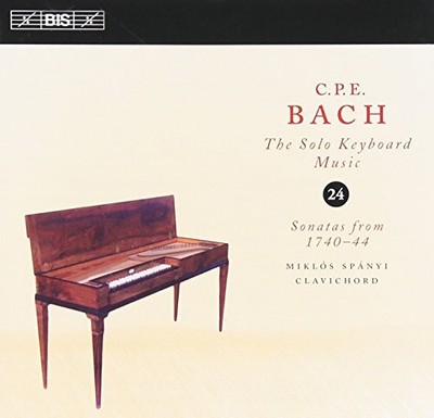 C.P.E. BACH - Solo Keyboard Music 24 - CD - **BRAND NEW/STILL SEALED**