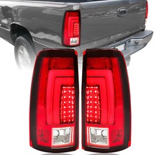 For Chevy Silverado 1500 99-02 Gmc Sierra 1999-2007 Led Tail Lights Brake Lamps