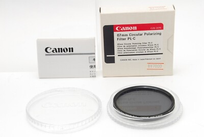 [TOP MINT w/Box] Canon 67mm Circular Polarizing Filter PL-C From JAPAN