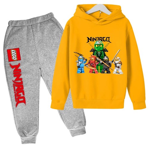 Ninja kidz Boys and girls hoodie pants casual hooded sweatshirt sports leggings - Picture 14 of 38