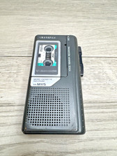 AIWA TP-M115 Micro Cassette Voice Recorder For Parts Or Repair W/ Micro Tape
