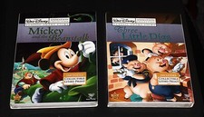 DISNEY ANIMATION COLLECTION CLASSIC DVD  SLIPCOVERS WITH COLLECTIBLE LITHOS NEW