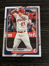 2024 BOWMAN BASE PAPER LOS ANGELES ANGELS - MIKE TROUT #19