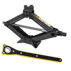 2T Wind Up Scissor Jack Lift Auto Car Van Labour-saving Spanner Garage Emergency