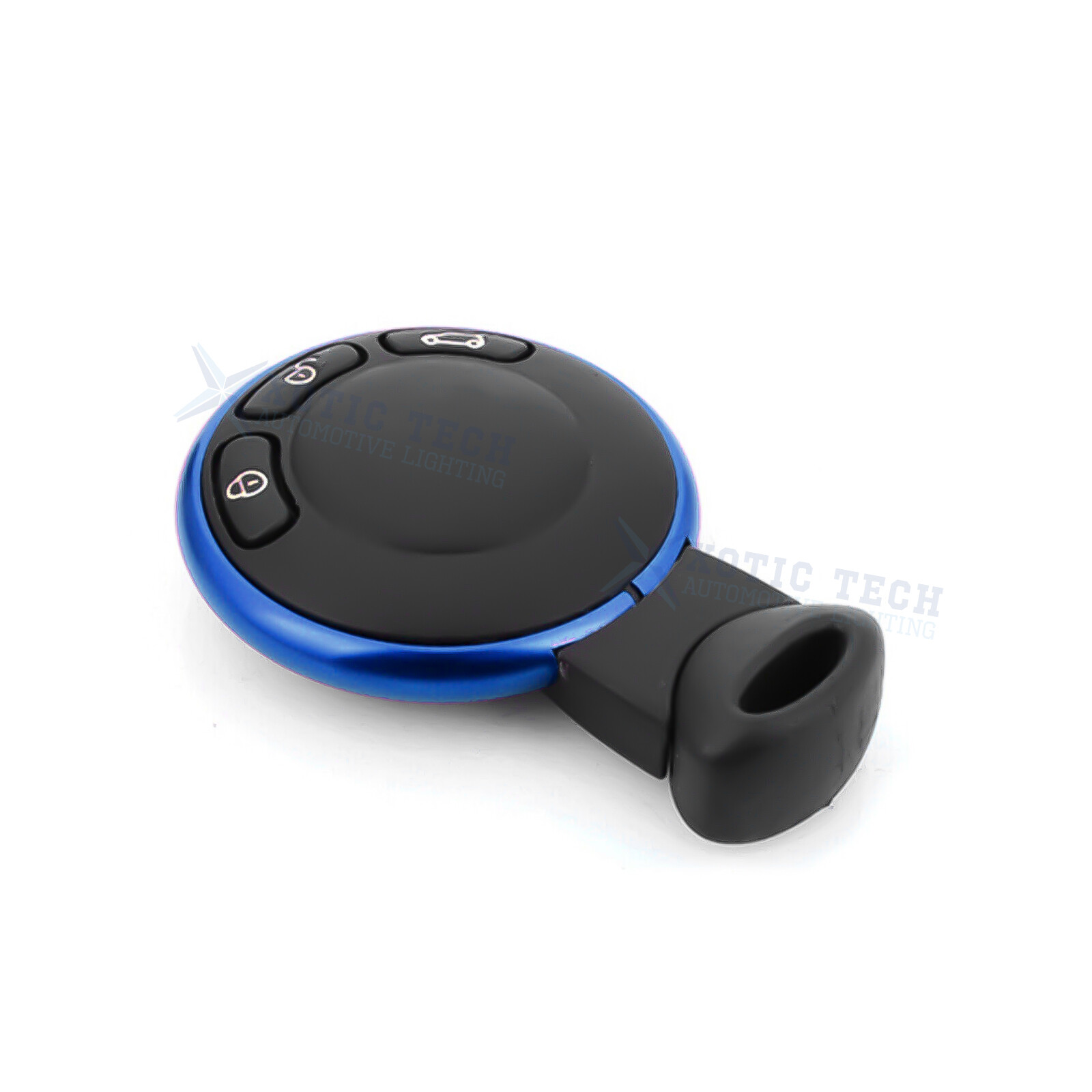 Blue Alloy Smart Key Fob Replacement Ring Rim Cover For Mini Cooper JCW ...