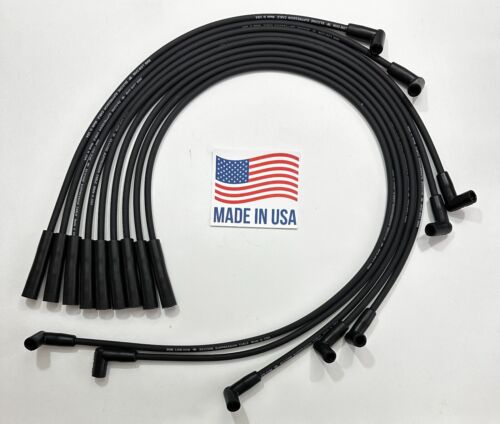 1966-1967 CADILLAC 429 SMALL CAP HEI DISTRIBUTOR + BLACK COIL + 8.5mm WIRES USA - Picture 2 of 18