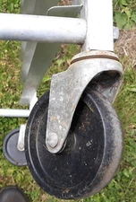 5" x 1-1/4" Heavy Duty Swivel Caster for;  Channel Bakers Bun Rack & Others...