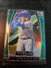 Vladimir Guerrero Jr 2019 Panini Chronicles Titan Green #24 Rookie RC #D /50